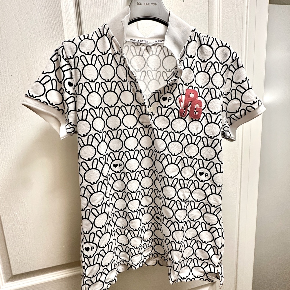 Pearly gates golf polo t shirt
